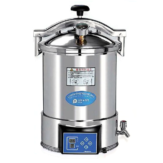 24 Liter, Autoclave Sterilizer with Timer